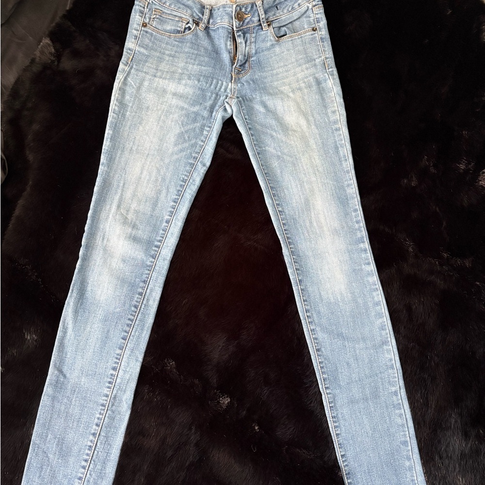 Women's Light Blue Skinny Jeans